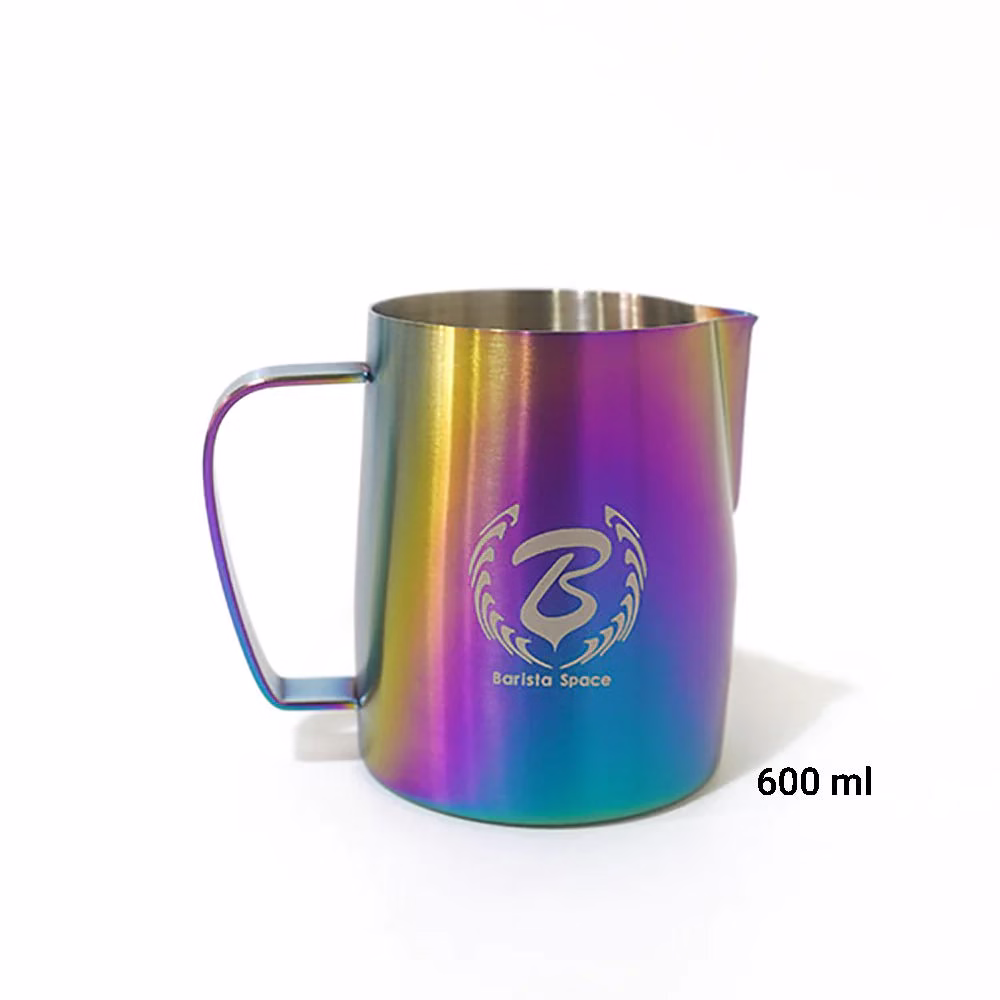 Barista Space Rainbow Milk Pitcher for Latte Art