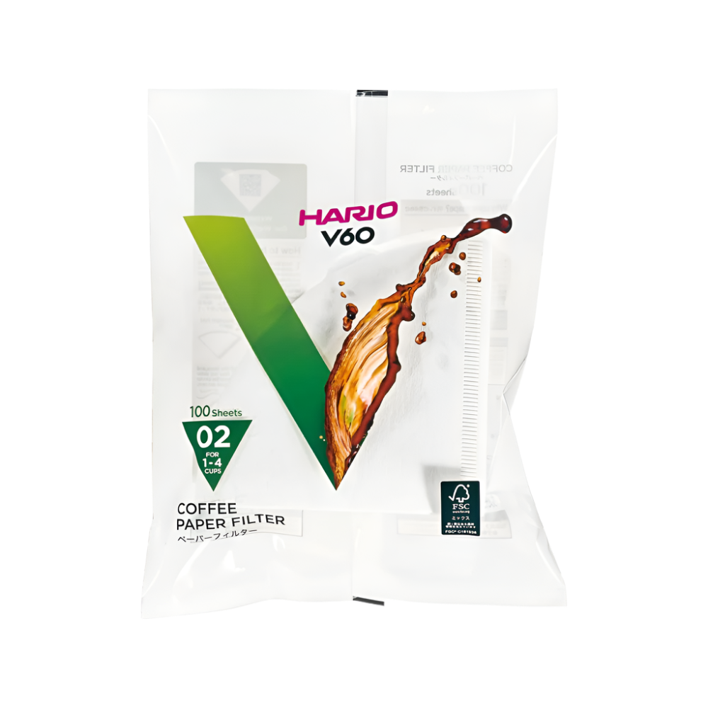 Hario V60-02W Bleached Paper Filters 100pcs
