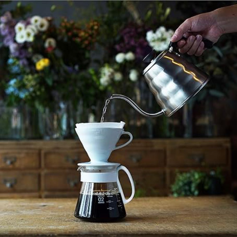 Hario V60 Ceramic Dripper 02 Set White - Image 3