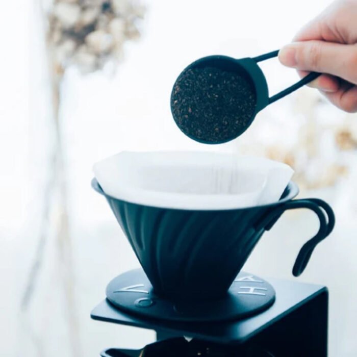 Hario V60 Metal Coffee Dripper Matt Black 02 - Image 6