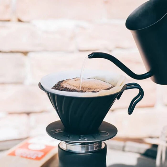 Hario V60 Metal Coffee Dripper Matt Black 02 - Image 7