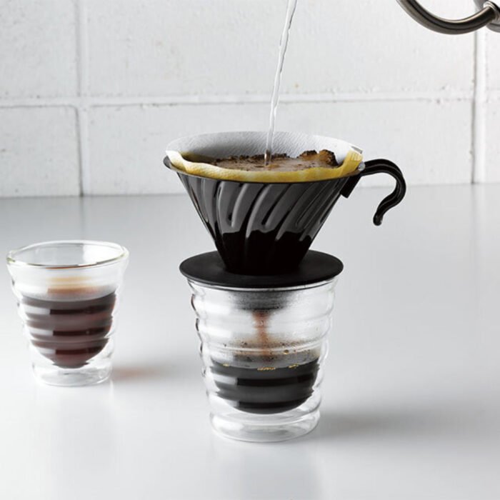 Hario V60 Metal Coffee Dripper Matt Black 02 - Image 8