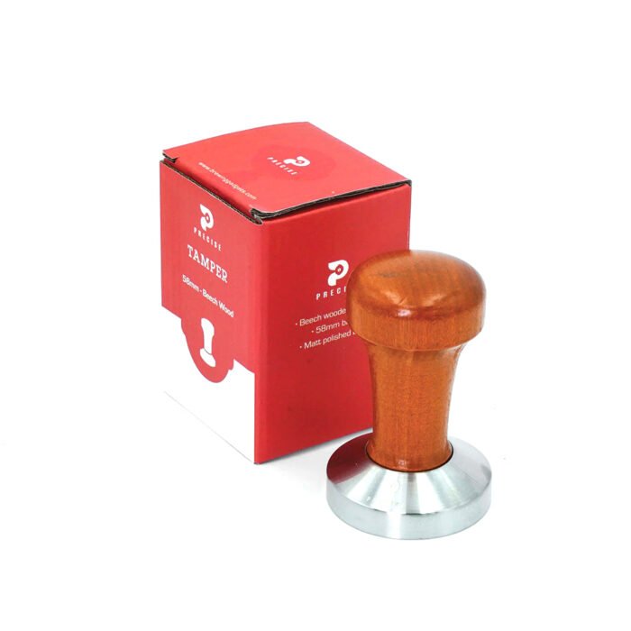Precise Beech Wooden Handle Tamper, 58mm - Image 2